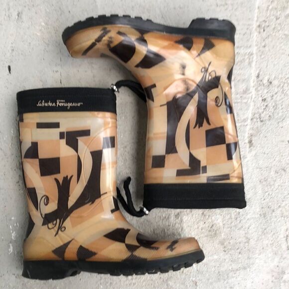 Salvatore Ferragamo rain boots - Picture 1 of 9
